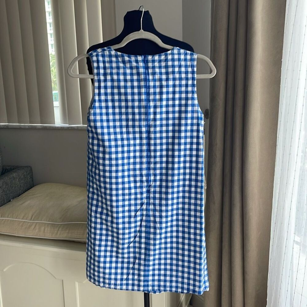 Tommy Hilfiger Blue Gingham Ruffle Teen Girl Dress Size 14/16 GIRLS - Picture 3 of 7